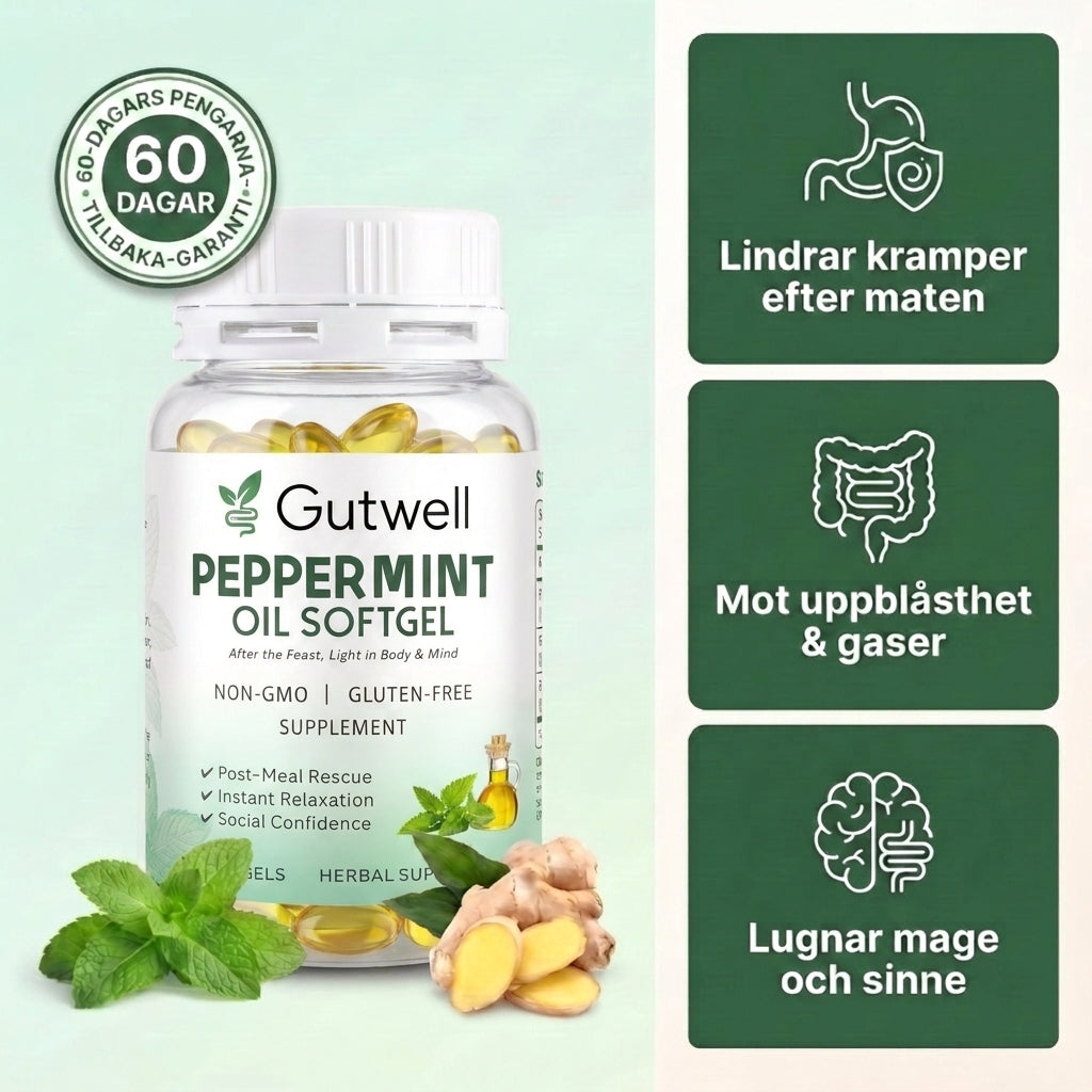 Gutwell Pepparmyntsolja Kapslar