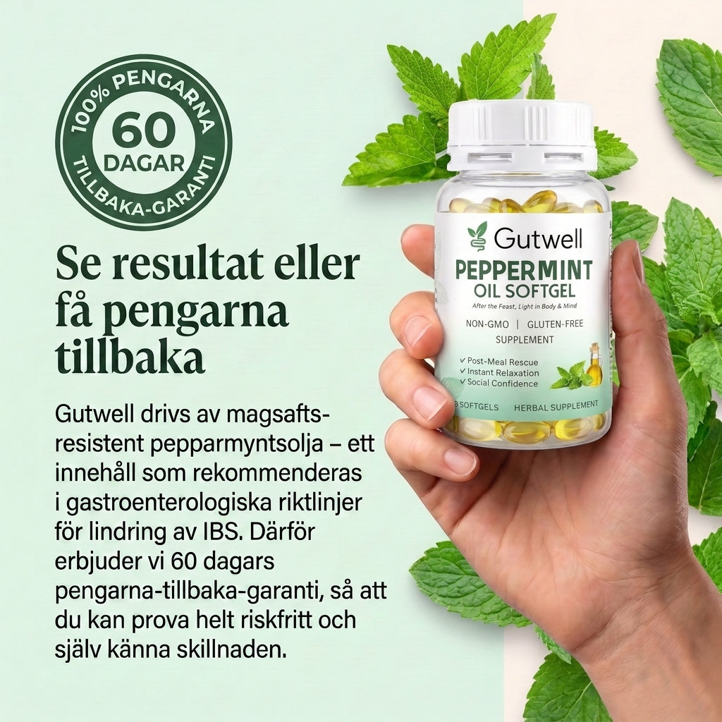 Gutwell Pepparmyntsolja Kapslar